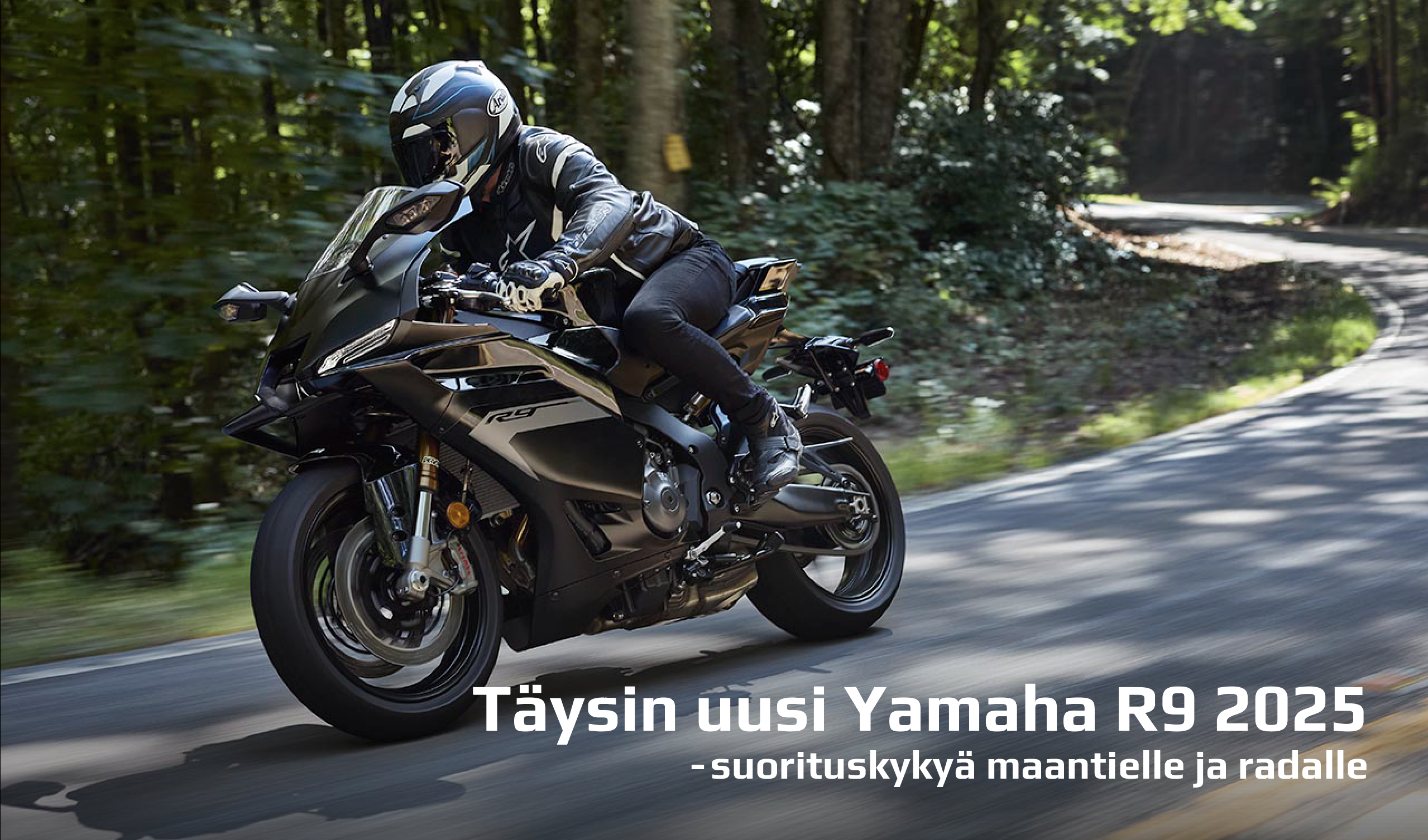 Täysin uusi Yamaha R9 2025 – suorituskykyä maantielle ja radalle